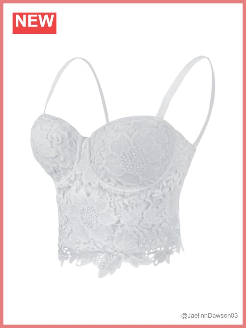 Floral Lace Bustier Crop Top Corset Bra Sweetheart Neck Hourglass Silhouette